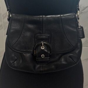 Coach Black Leather crossbody